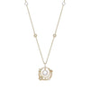 Secret Garden Pearl Yellow Gold Pendant