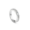 Classic Ashoka Diamond Platinum Wedding Ring