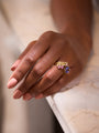 A Family Journey Provence Tanzanite Yellow Gold Ring