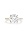 Harmony Round Yellow Gold Diamond Engagement Ring