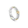 Be Boodles Platinum and Yellow Gold Diamond Wedding Ring