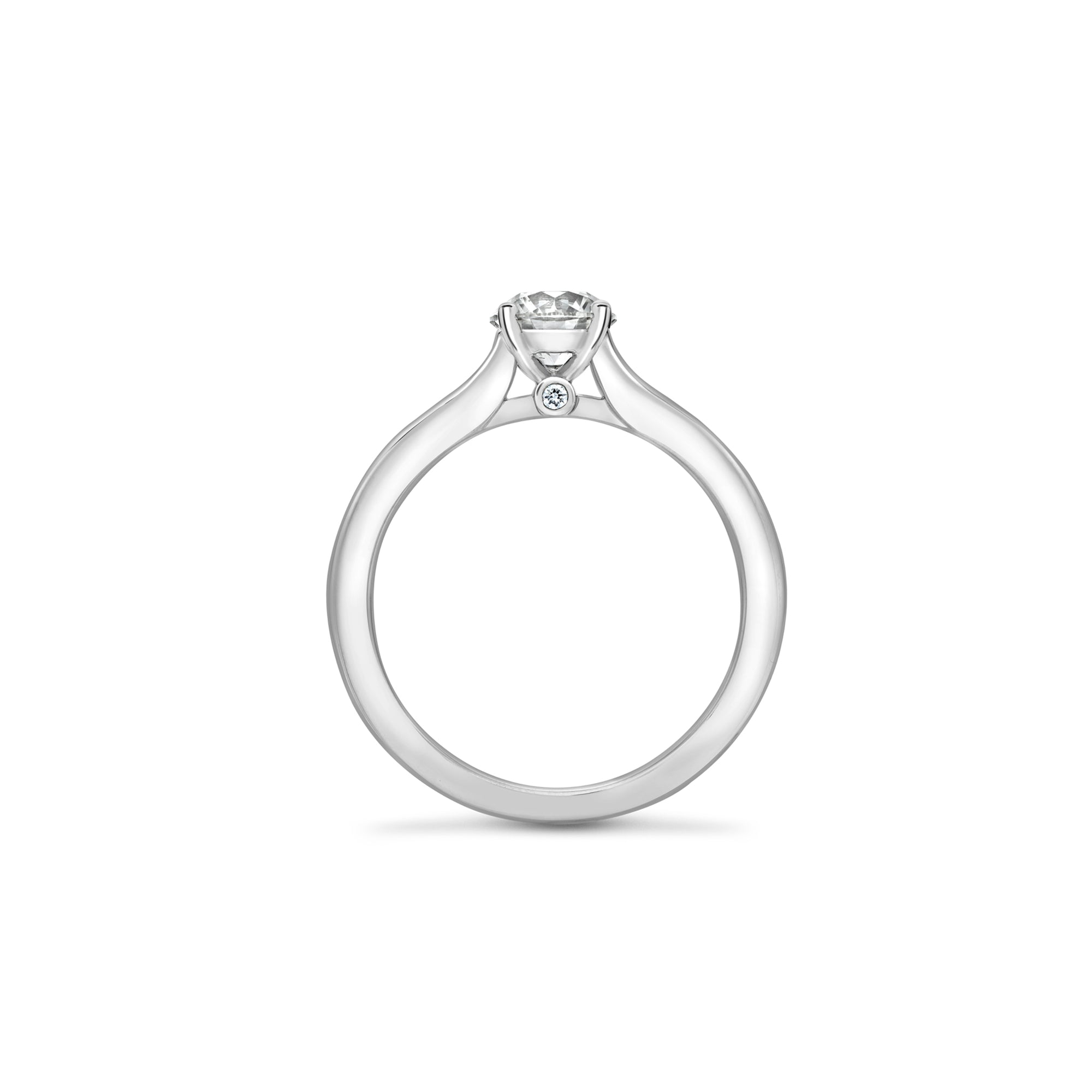 Classic Platinum Diamond Engagement Ring