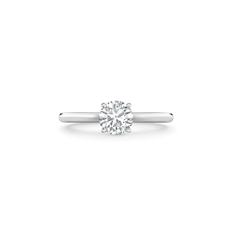 Classic Platinum Diamond Engagement Ring