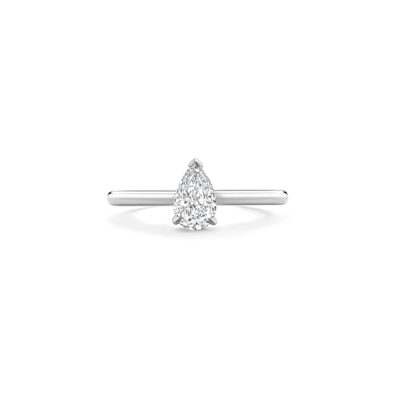 Classic Pear Diamond Platinum Engagement Ring | Boodles
