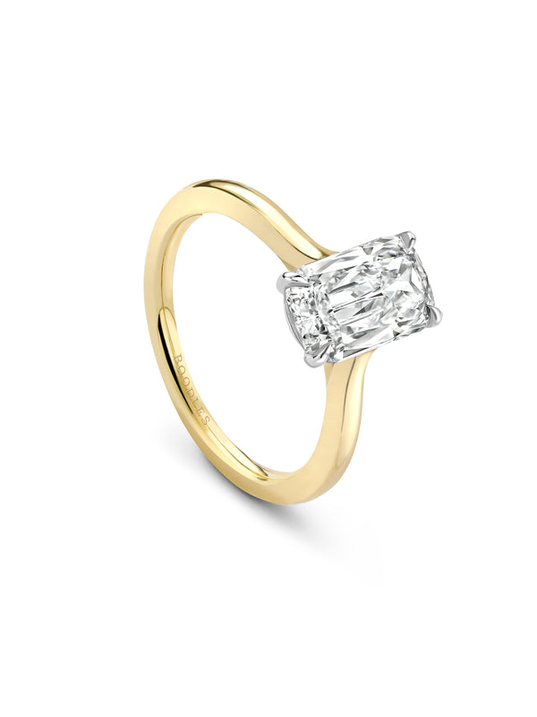 Harmony Ashoka Yellow Gold Diamond Engagement Ring
