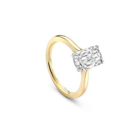 Harmony Ashoka Yellow Gold Diamond Engagement Ring