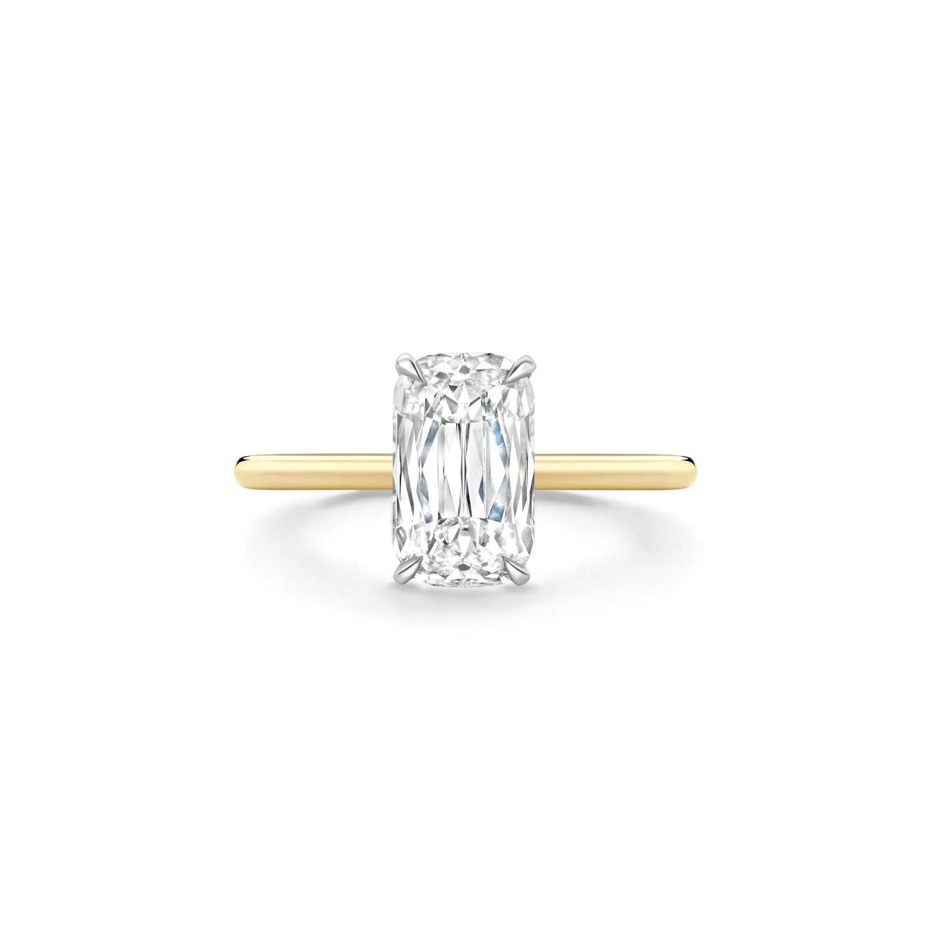Harmony Ashoka Yellow Gold Diamond Engagement Ring