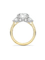 Petal Diamond Yellow Gold Engagement Ring