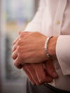 Manhattan Ashoka White Gold Bangle
