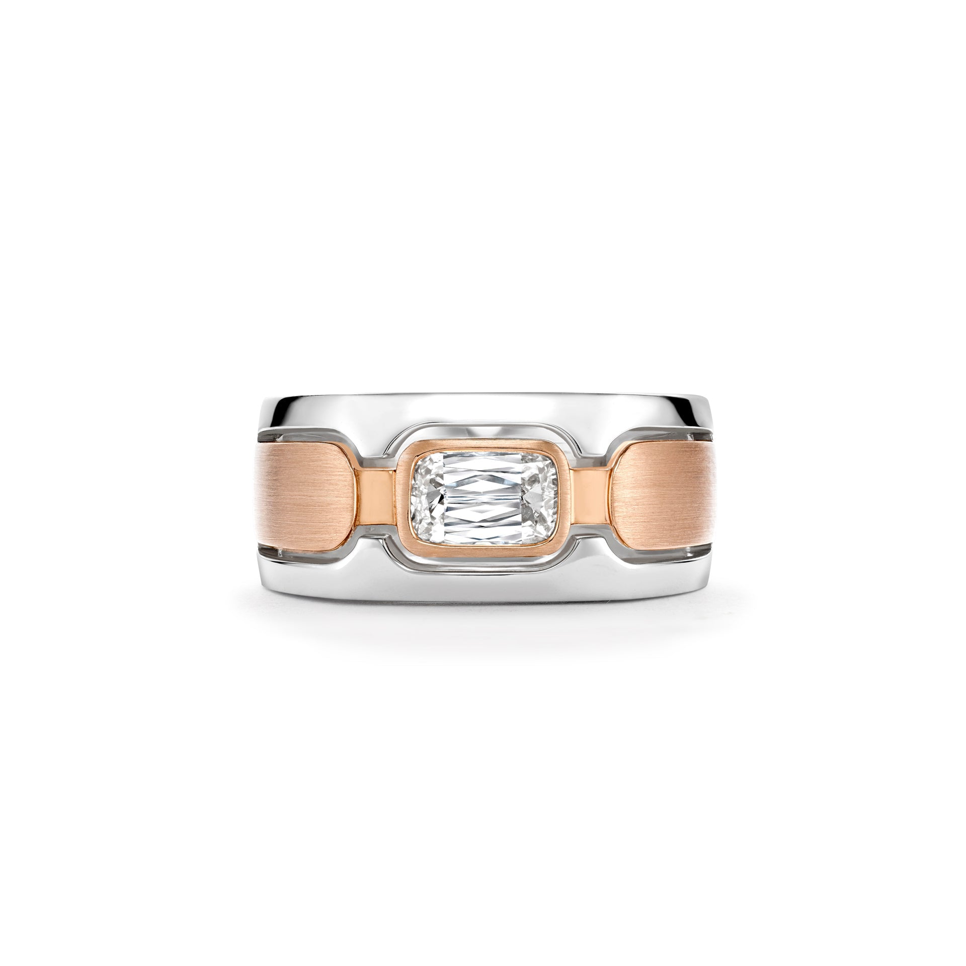 Manhattan Ashoka White and Rose Gold Ring
