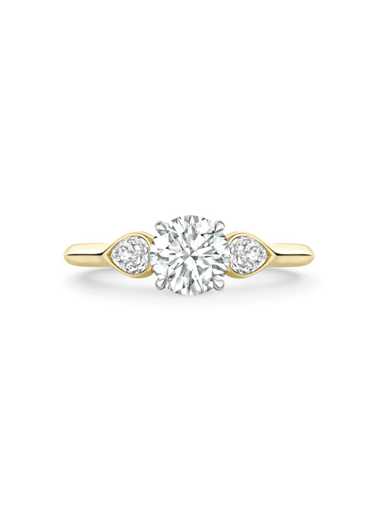 Trilogy Cupid Yellow Gold Diamond Engagement Ring