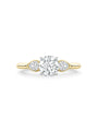 Trilogy Cupid Yellow Gold Diamond Engagement Ring