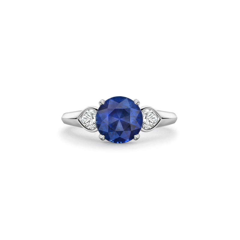 Trilogy Cupid Sapphire Platinum Ring | Boodles