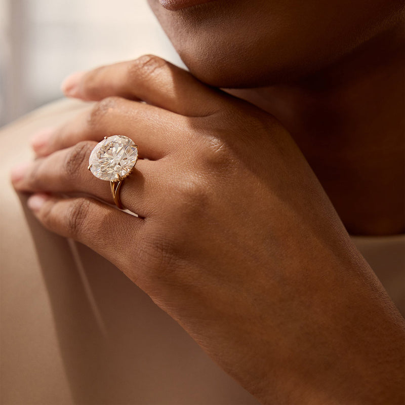 Classic Pink Brilliance Diamond Rose Gold Ring