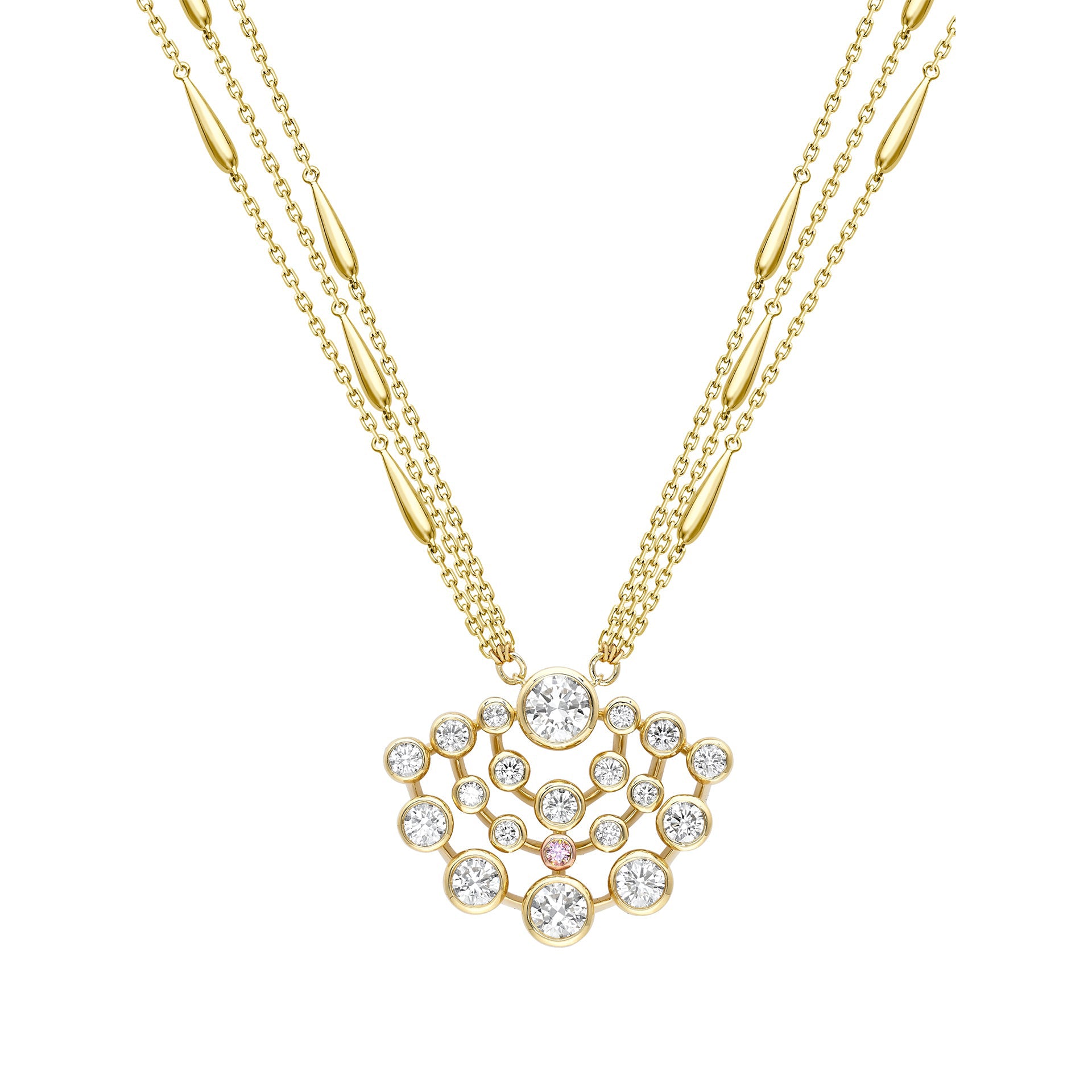 Raindance Chelsea Yellow Gold Diamond Pendant