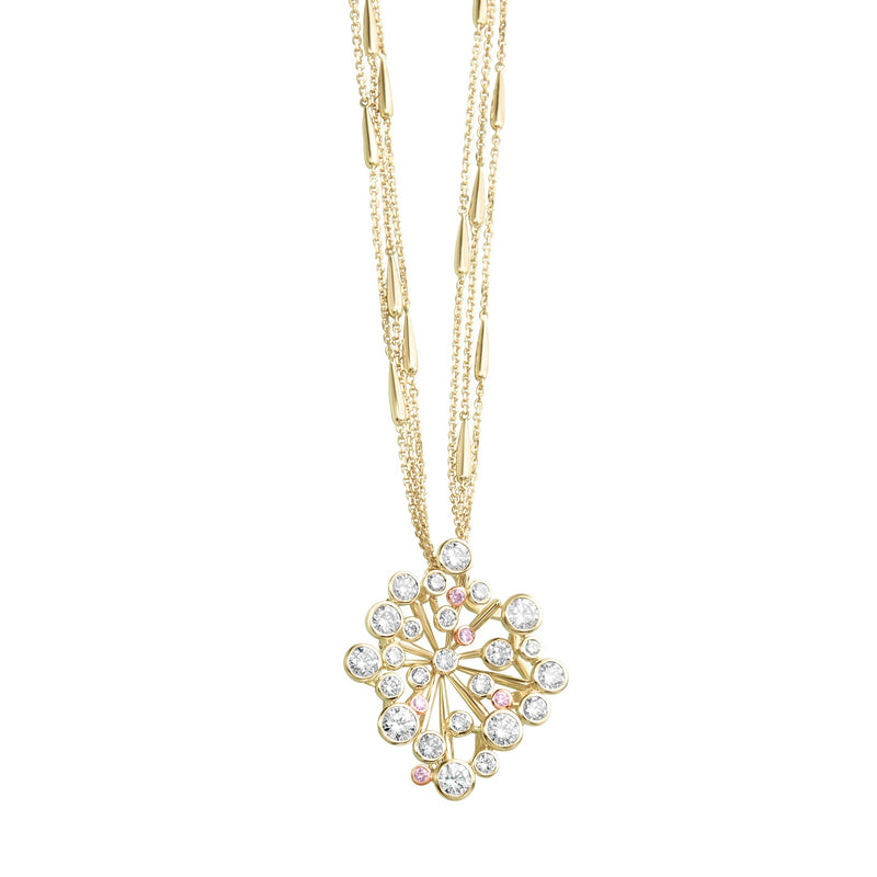 Raindance Chelsea Large Yellow Gold Diamond Pendant
