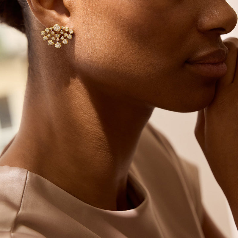 Raindance Chelsea Yellow Gold Diamond Earrings