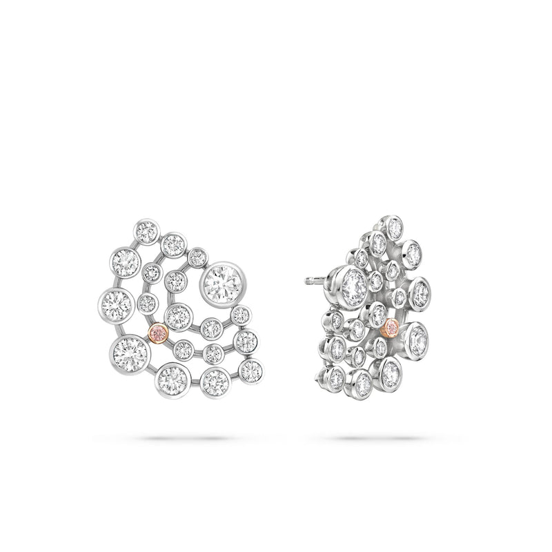 Raindance Chelsea Platinum Diamond Earrings | Boodles
