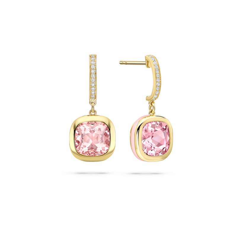 Florentine Dolce Vita Cushion Morganite Earrings
