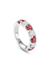 Classic Evermore Medium Ruby Diamond Eternity Ring