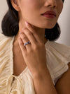 Classic Evermore Medium Sapphire Diamond Eternity Ring