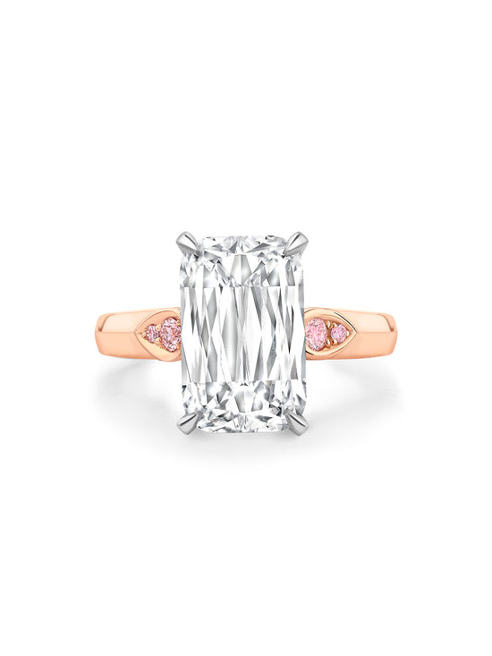 Cupid Ashoka Diamond Rose Gold Ring