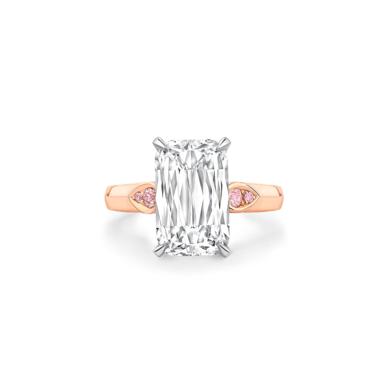 Cupid Ashoka Diamond Rose Gold Ring