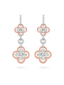 Be Boodles Pink Diamond Drop Earrings