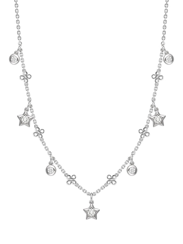 Beach Star Diamond Platinum Necklace