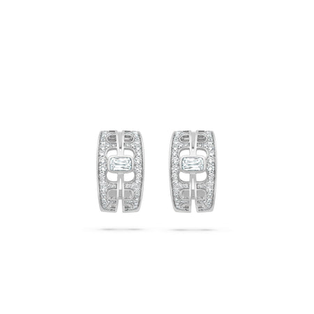 Perspective Ashoka Platinum Earrings