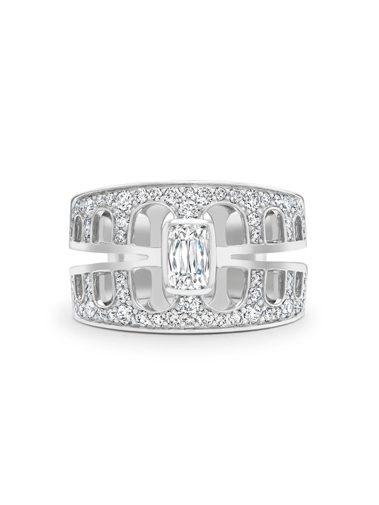 The National Gallery Perspective Platinum Ring
