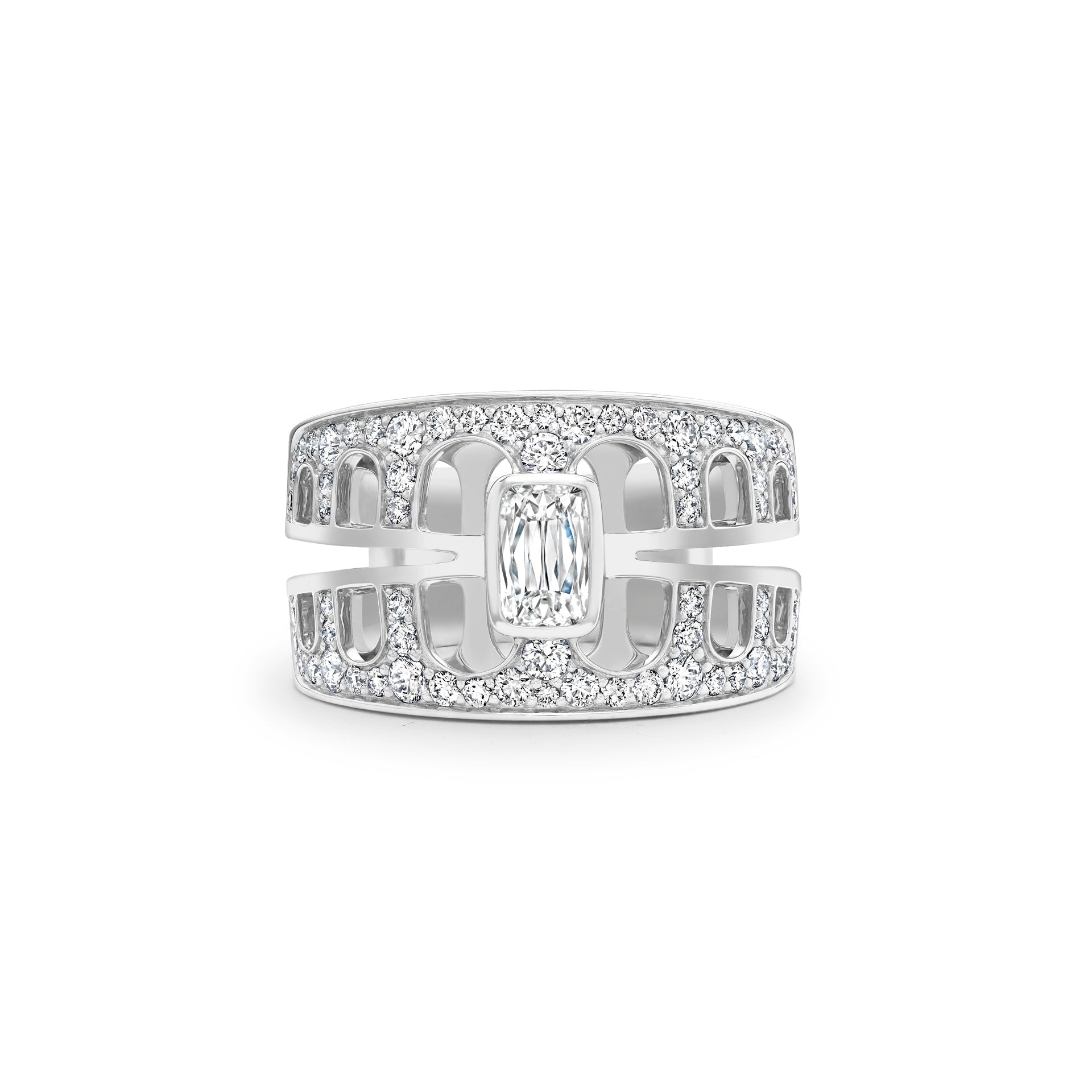 The National Gallery Perspective Platinum Ring