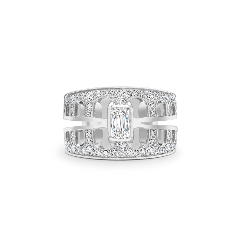 The National Gallery Perspective Platinum Ring