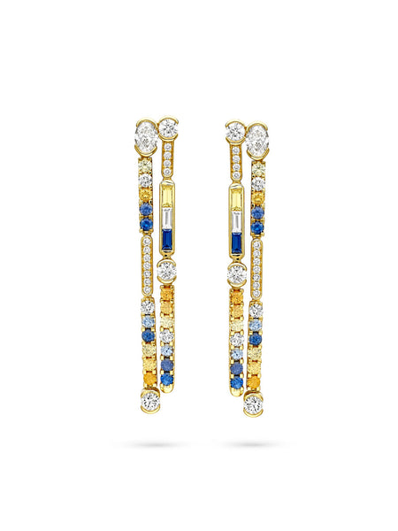 The National Gallery Play of Light Yellow Gold Earrings