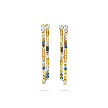 The National Gallery Play of Light Yellow Gold Earrings