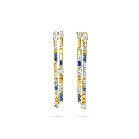The National Gallery Play of Light Yellow Gold Earrings