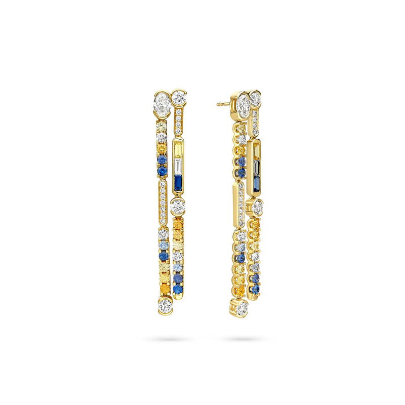 The National Gallery Play of Light Yellow Gold Earrings