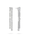 The National Gallery Play of Light Platinum Drop Earrings