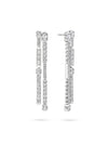 The National Gallery Play of Light Platinum Drop Earrings