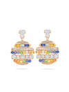 The National Gallery Play of Light Rose Gold Drop Earrings