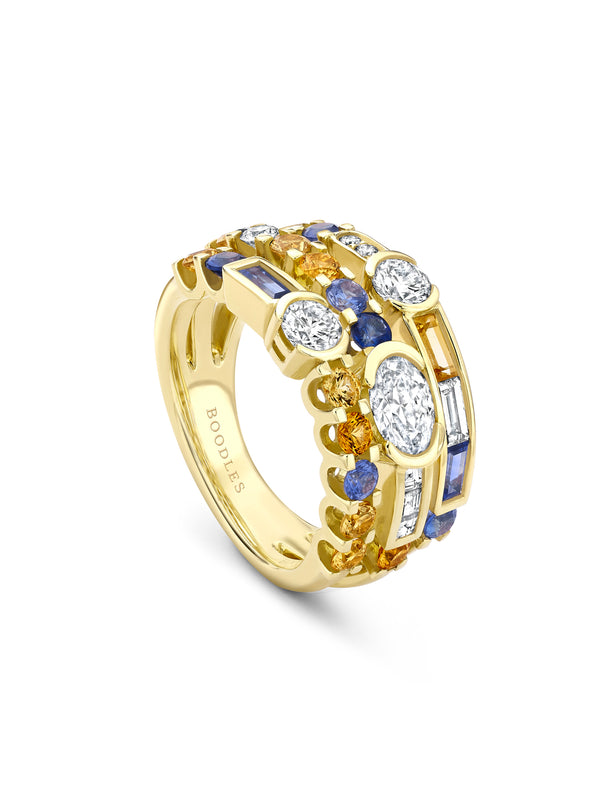 Boodles x The National Gallery Play of Light Yellow Gold Ring | Boodles