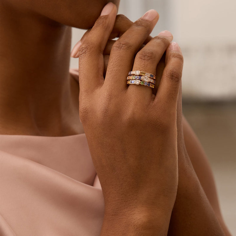 Boodles x The National Gallery Play of Light Rose Gold Ring | Boodles