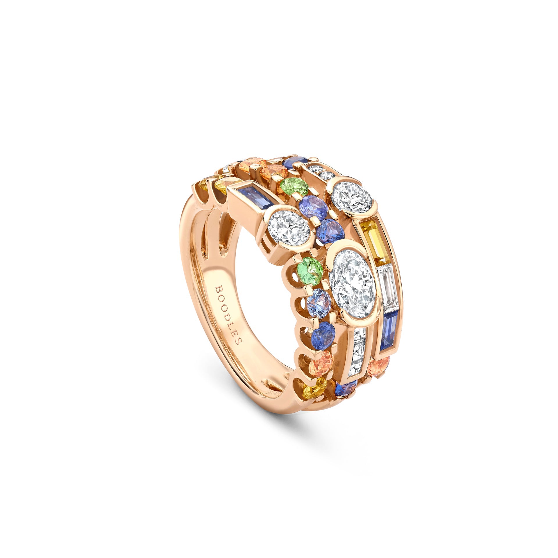 Boodles x The National Gallery Play of Light Rose Gold Ring | Boodles