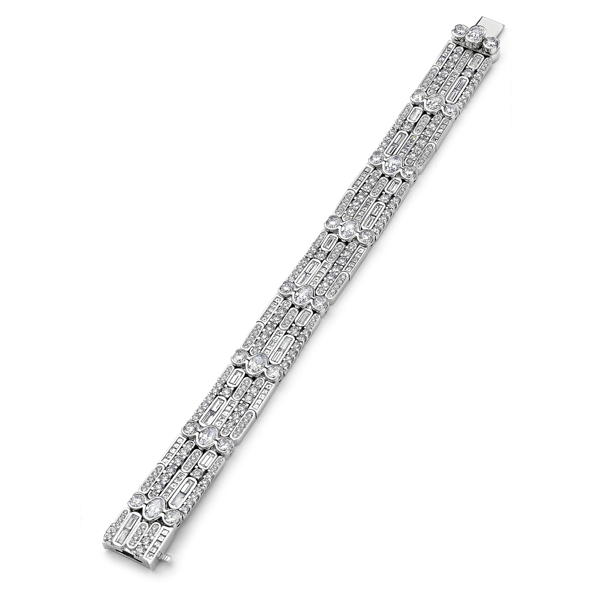 The National Gallery Play of Light Platinum Bracelet