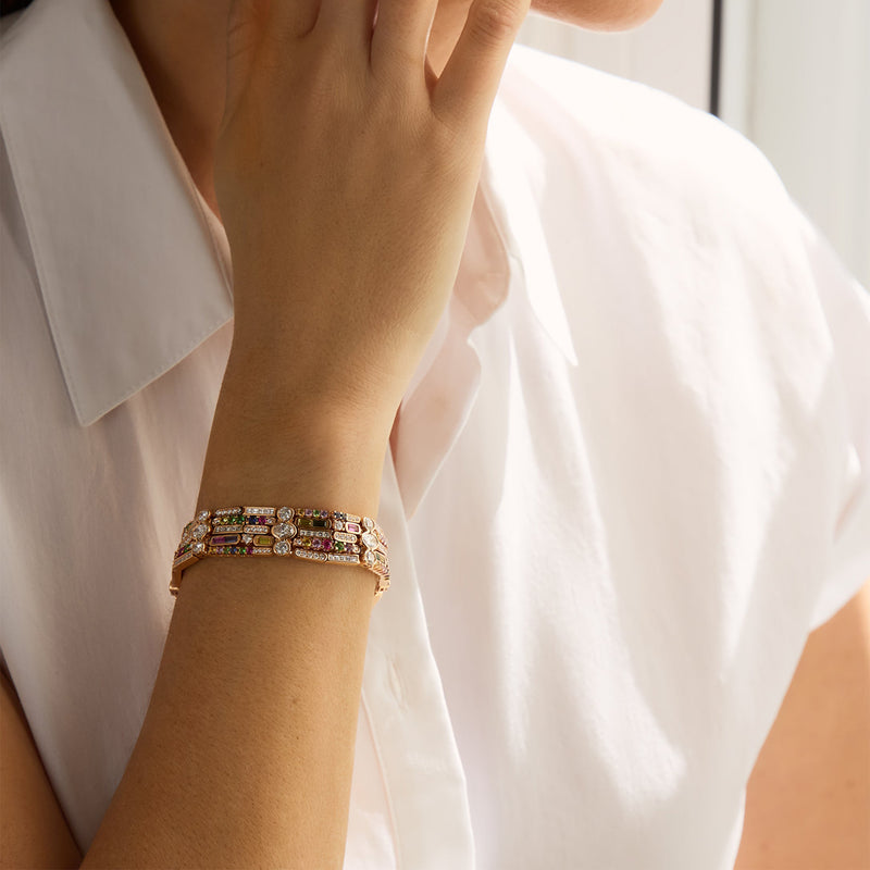 The National Gallery Play of Light Rose Gold Chelsea Bracelet