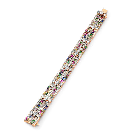 The National Gallery Play of Light Rose Gold Chelsea Bracelet