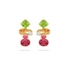 Play of Light Pink Tourmaline and Peridot Earrings