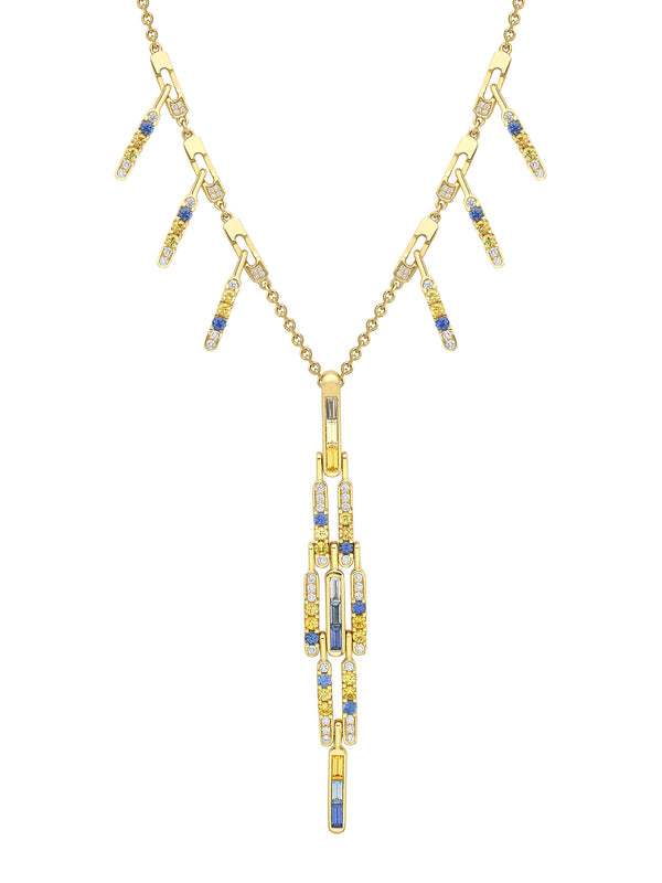 Boodles x The National Gallery Play of Light Yellow Gold Pendant | Boodles