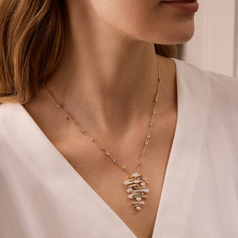 The Boodles National Gallery Collection - Play of Light Rose Gold Pendant