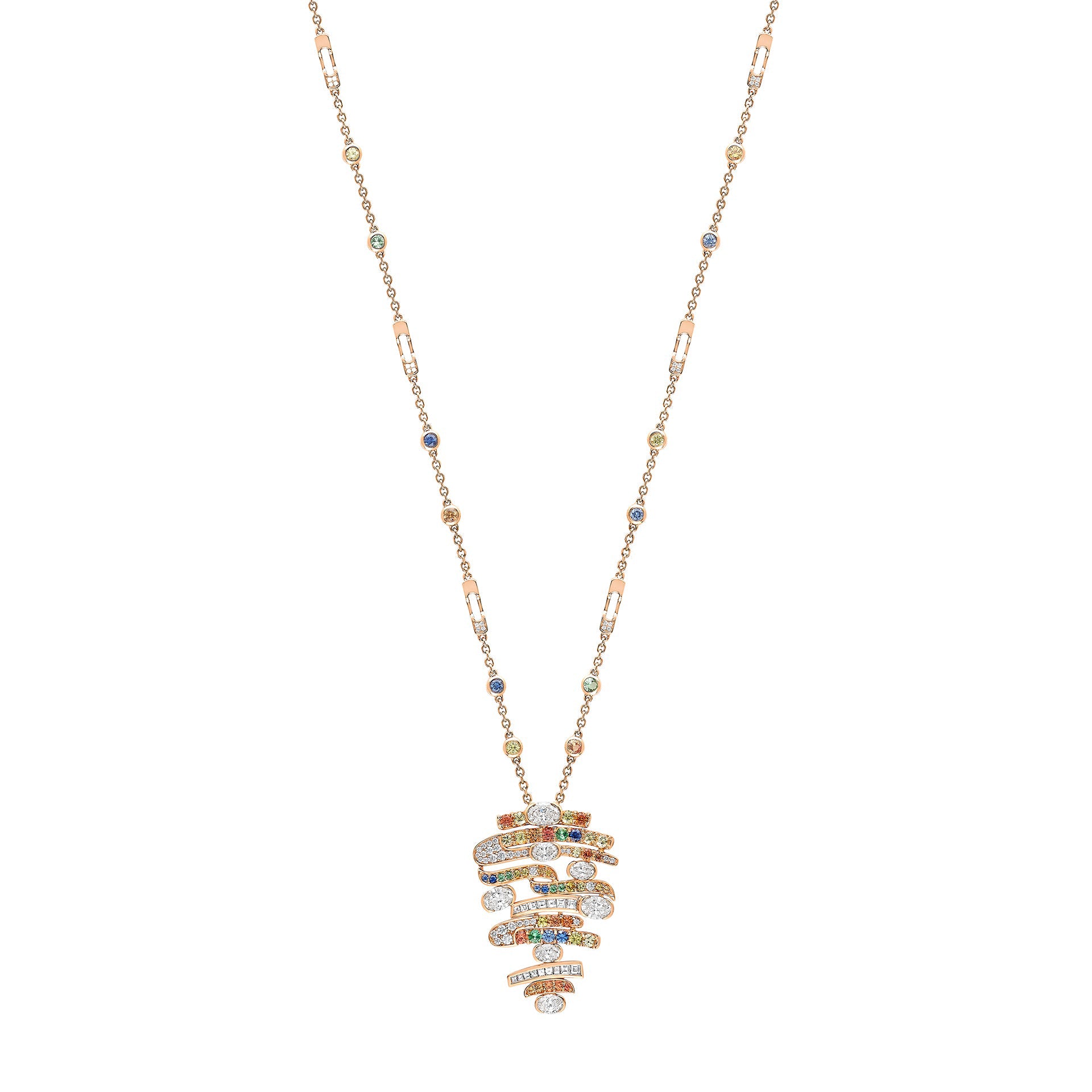The Boodles National Gallery Collection - Play of Light Rose Gold Pendant